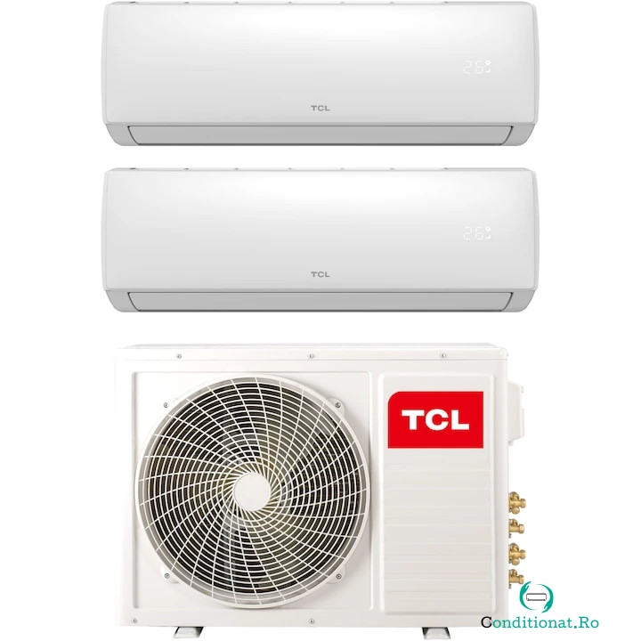 Aparat Aer Conditionat Multisplit FMA-14I2HD99UE Unitate Exterioara 14000BTU Unitate Interna 2 x 9000BTU A++/A+ Eco Mode I-Feel Sleep Mode WiFi Alb la 4,059.99 lei ron