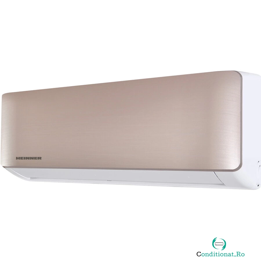 HEINNER Aparat de aer conditionat Heinner Onix Eco Smart Inverter 12000 BTU Wi-Fi, Clasa A++, Functie incalzire, Functie ECO, Follow me, R32, HAC-CO12WFN-GD, Auriu la 2,168.99 lei ron